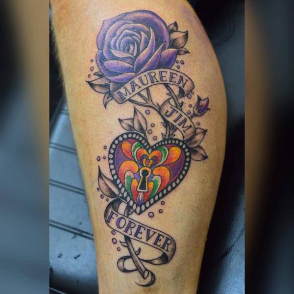 50 Purple Rose Tattoo Designs with Meanings
