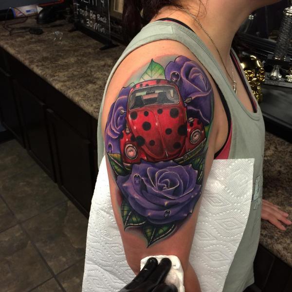50 Purple Rose Tattoo Designs with Meanings