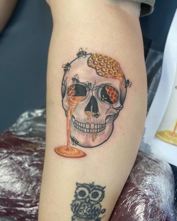50 Honeycomb tattoo Designs with Meaning