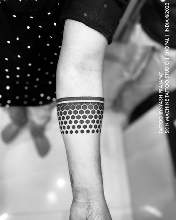 50 Honeycomb tattoo Designs with Meaning