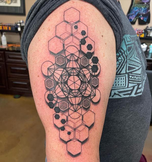 50 Honeycomb tattoo Designs with Meaning
