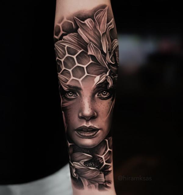 50 Honeycomb tattoo Designs with Meaning