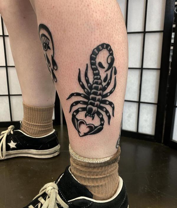 50 Black and White American Traditional Tattoo Designs