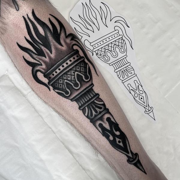 50 Black and White American Traditional Tattoo Designs