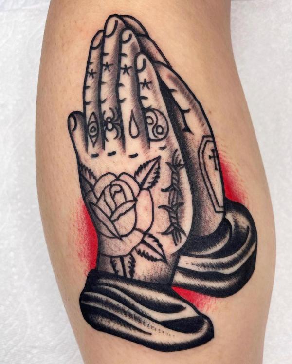 50 Black and White American Traditional Tattoo Designs