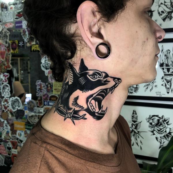 50 Black and White American Traditional Tattoo Designs