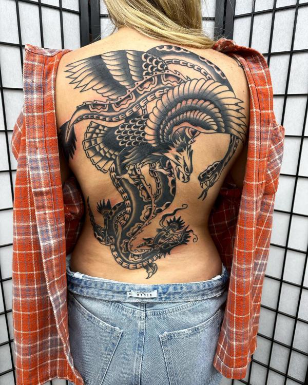 50 Black and White American Traditional Tattoo Designs