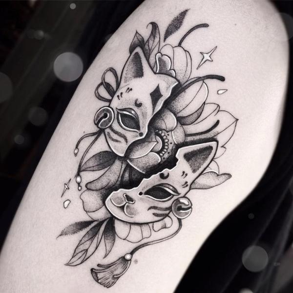 20 Kitsune Tattoo Designs with Meaning