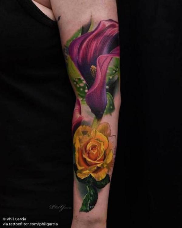 40 Calla Lily Tattoo Designs with Meaning