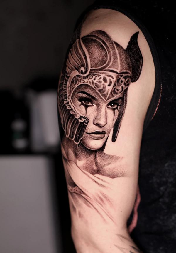 30 Athena Tattoo Designs and Their Meanings