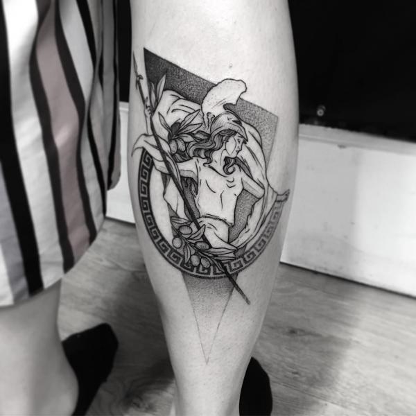 30 Athena Tattoo Designs and Their Meanings