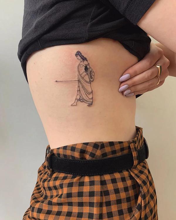 30 Athena Tattoo Designs and Their Meanings