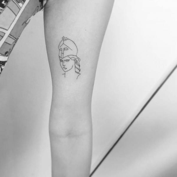 30 Athena Tattoo Designs and Their Meanings