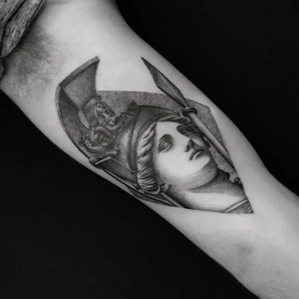 30 Athena Tattoo Designs and Their Meanings