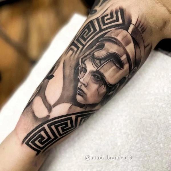 30 Athena Tattoo Designs and Their Meanings