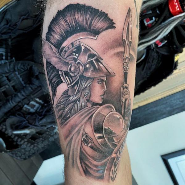 30 Athena Tattoo Designs and Their Meanings