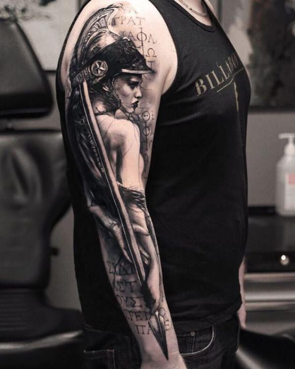 30 Athena Tattoo Designs and Their Meanings