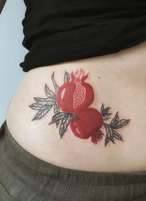 Pomegranate Tattoo: Exploring Its Symbolism and Designs