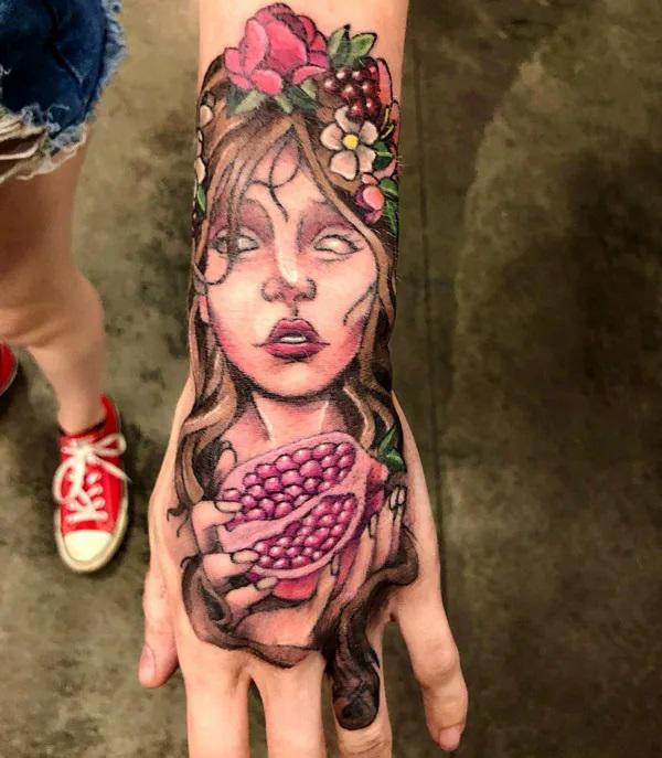Pomegranate Tattoo: Exploring Its Symbolism and Designs