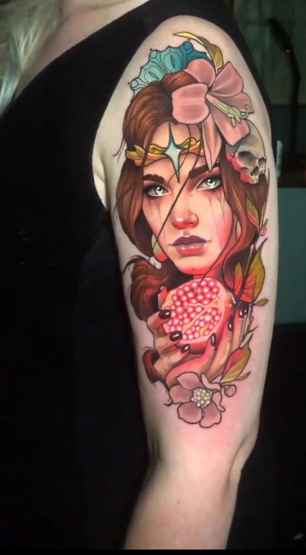 Pomegranate Tattoo: Exploring Its Symbolism and Designs