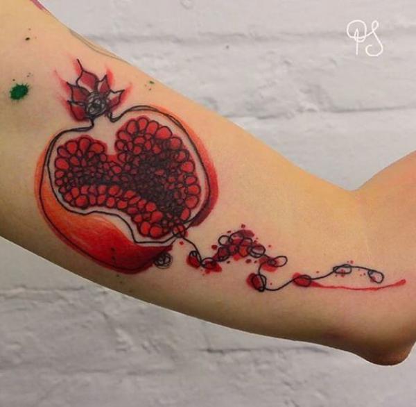 Pomegranate Tattoo: Exploring Its Symbolism and Designs