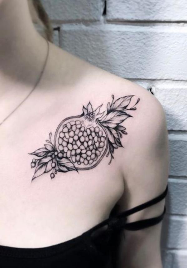 Pomegranate Tattoo: Exploring Its Symbolism and Designs