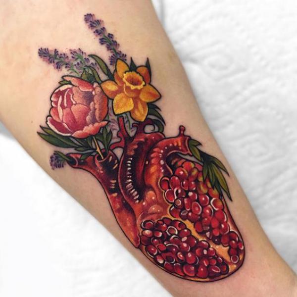 Pomegranate Tattoo: Exploring Its Symbolism and Designs