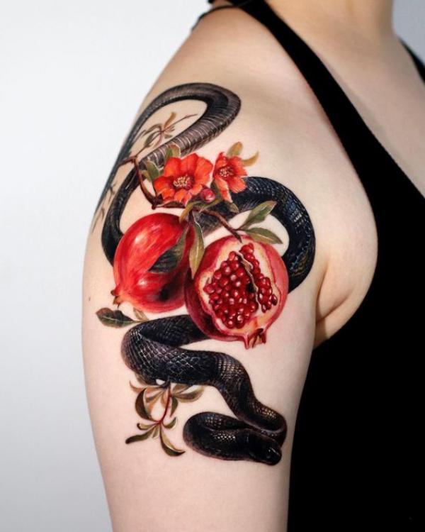 Pomegranate Tattoo: Exploring Its Symbolism and Designs