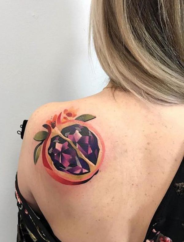Pomegranate Tattoo: Exploring Its Symbolism and Designs