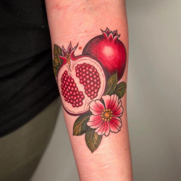Pomegranate Tattoo: Exploring Its Symbolism and Designs