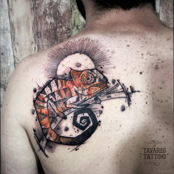 40 Chameleon Tattoo Designs with Meaning