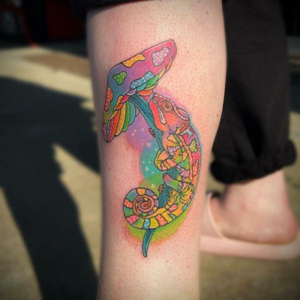 40 Chameleon Tattoo Designs with Meaning
