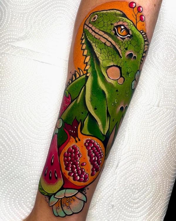 40 Chameleon Tattoo Designs with Meaning
