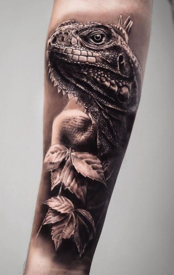 40 Chameleon Tattoo Designs with Meaning