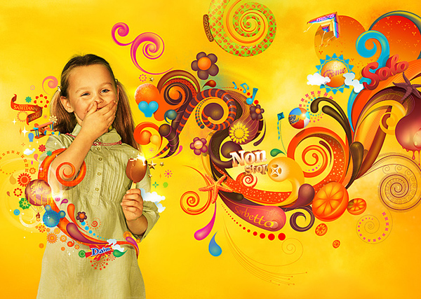 Colorful Typography by Adhemas Batista