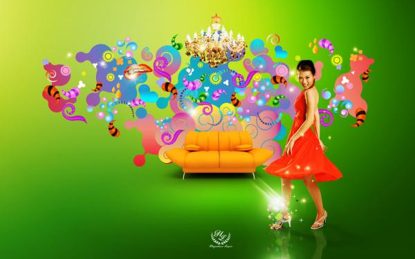 Colorful Typography by Adhemas Batista