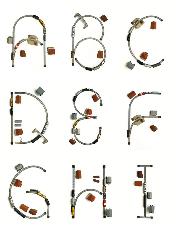 Train Set Typography