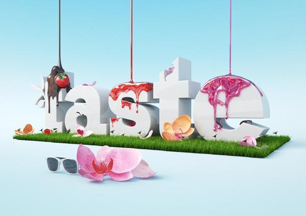 3D Typography by Chris LaBrooy