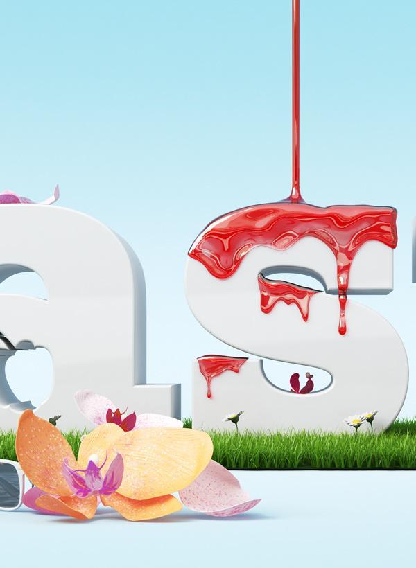 3D Typography by Chris LaBrooy