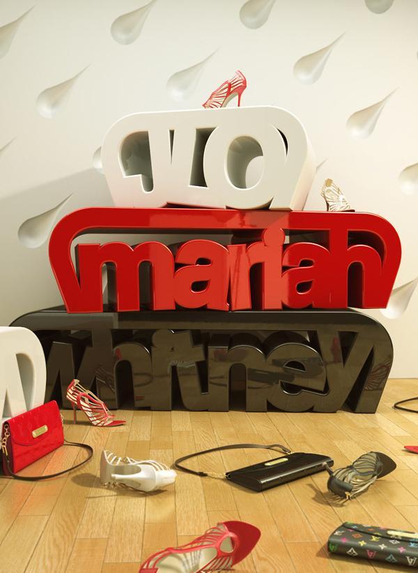 3D Typography by Chris LaBrooy