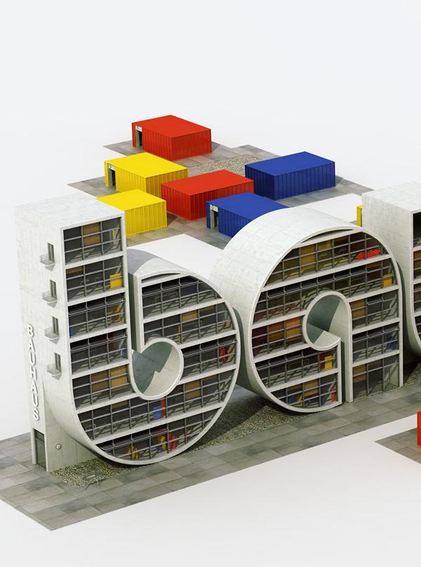 3D Typography by Chris LaBrooy