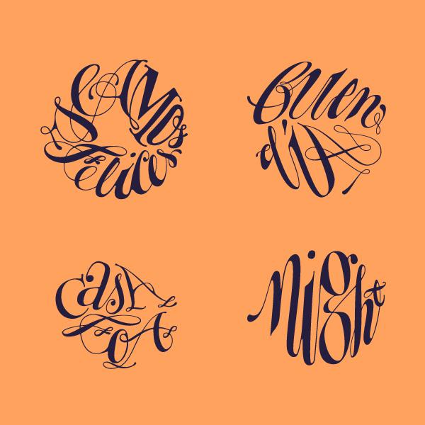 Typography by Yani Arabena &amp; Guille Vizzari