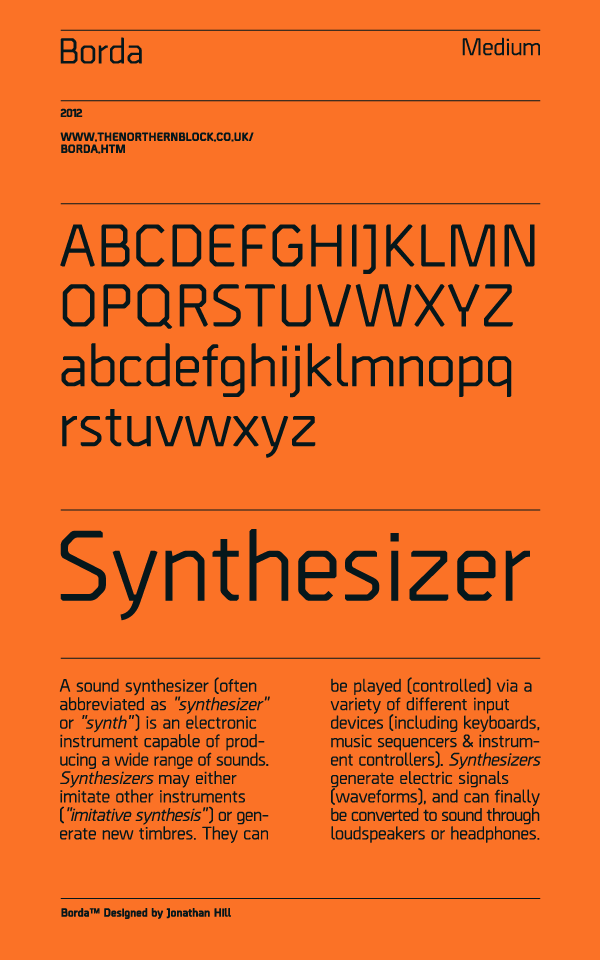 Typography by Jonathan Hill