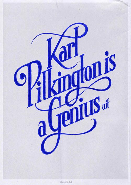 Typography by Mats Ottdal