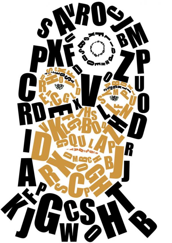 Text-based Illustrations by Matty Boosh
