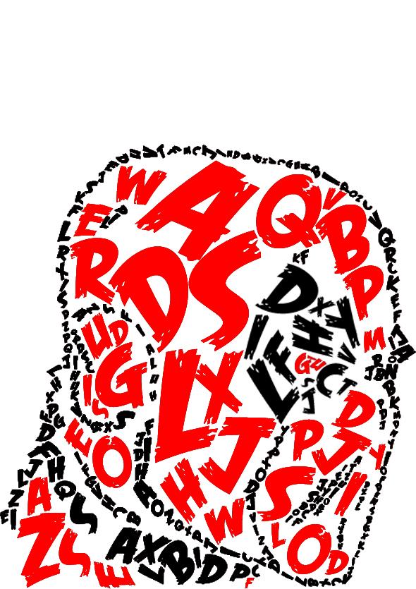 Text-based Illustrations by Matty Boosh