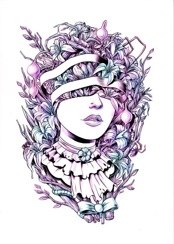 Illustration Typography by Karl Kwasny