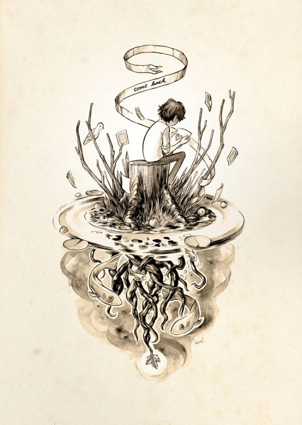 Illustration Typography by Karl Kwasny