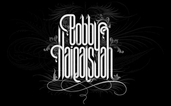 Typography by Bobby Haiqalsyah