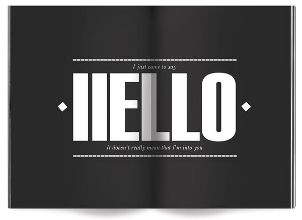 Typography by Fabian De Lange